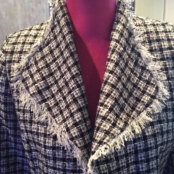 S & D  textured fringed jacket - Picture 2 of 4